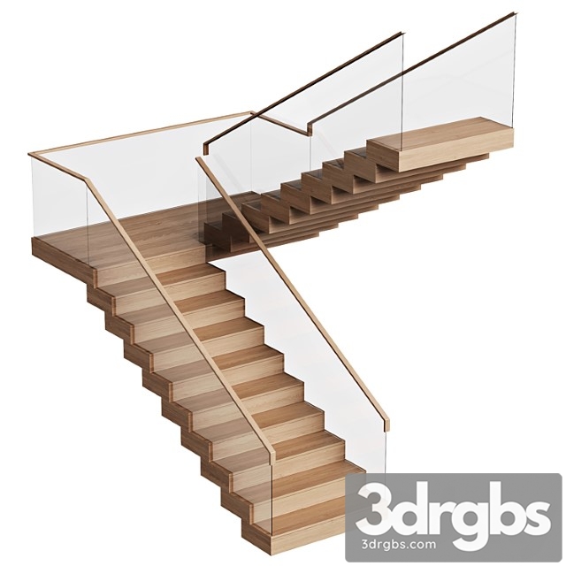 Stairs wooden - thumbnail 1