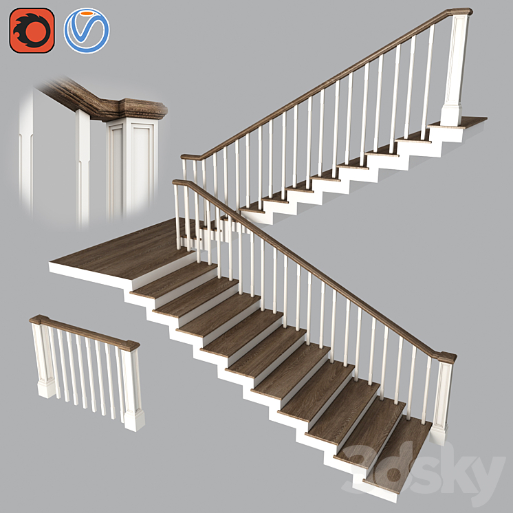 STAIRS_11 3DS Max - thumbnail 1