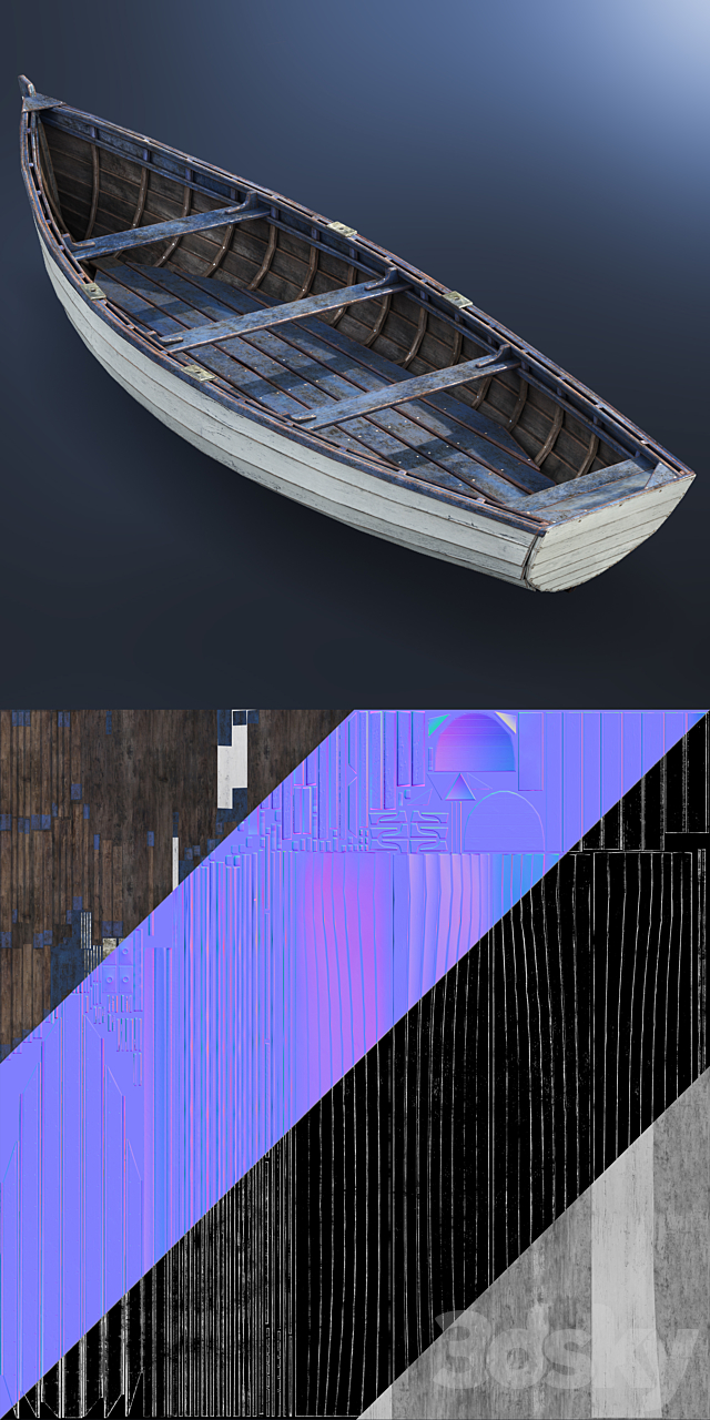 a boat 3DSMax File - thumbnail 3