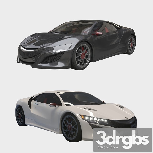 Acura nsx 3dsmax Download - thumbnail 1