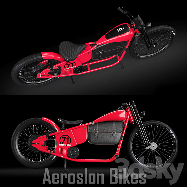 AeroslonBike HD 1975 3DSMax File - thumbnail 1