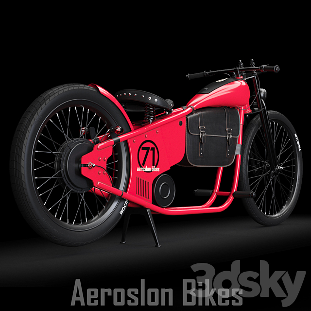 AeroslonBike HD 1975 3DSMax File - thumbnail 2