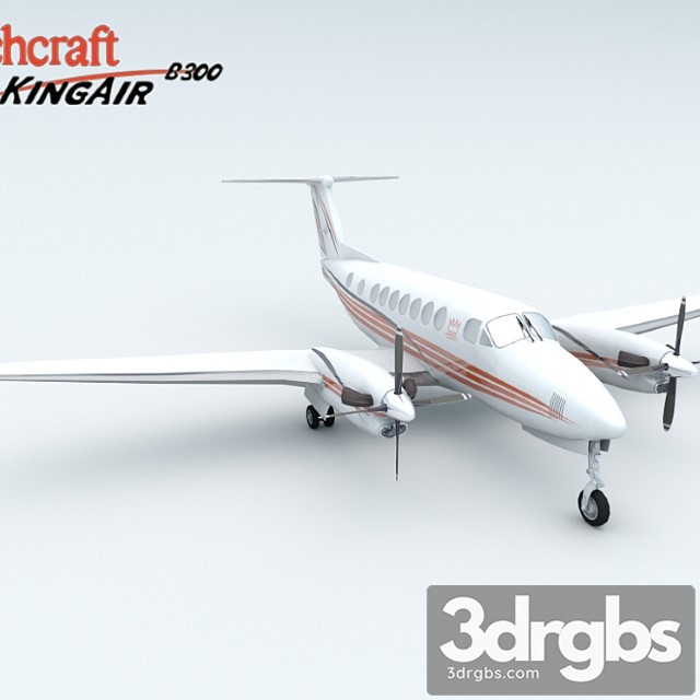 Aircraft beechcraft king air b300 3dsmax Download - thumbnail 1