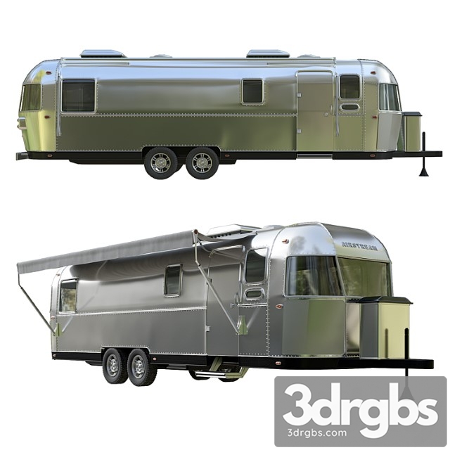 Airstream Travel trailers 3dsmax Download - thumbnail 1