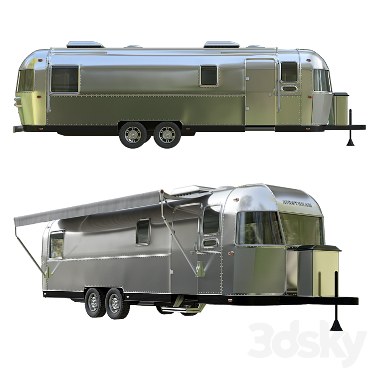 Airstream_Travel Trailers 3DS Max - thumbnail 1