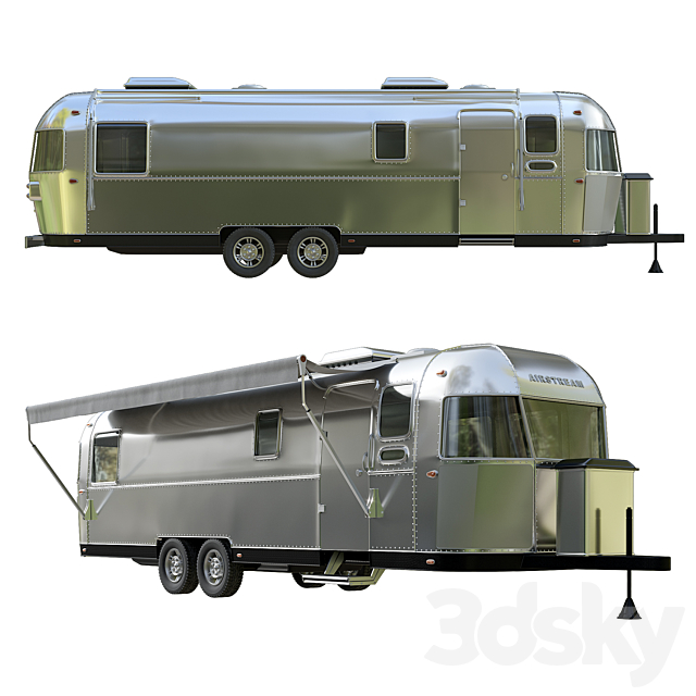 Airstream_Travel Trailers 3DSMax File - thumbnail 1