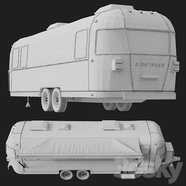 Airstream_Travel Trailers 3DSMax File - thumbnail 3