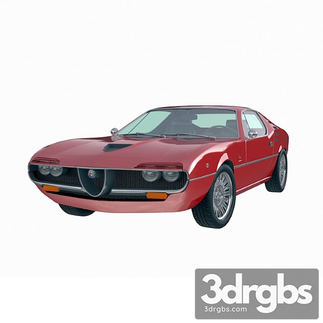 Alfa Romeo Montreal 1970 1 3dsmax Download - thumbnail 1