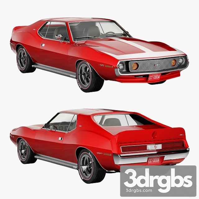 AMC AMX SST 1973 3dsmax Download - thumbnail 1