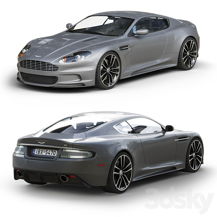 ASTON MARTIN DBS I 3DS Max - thumbnail 1