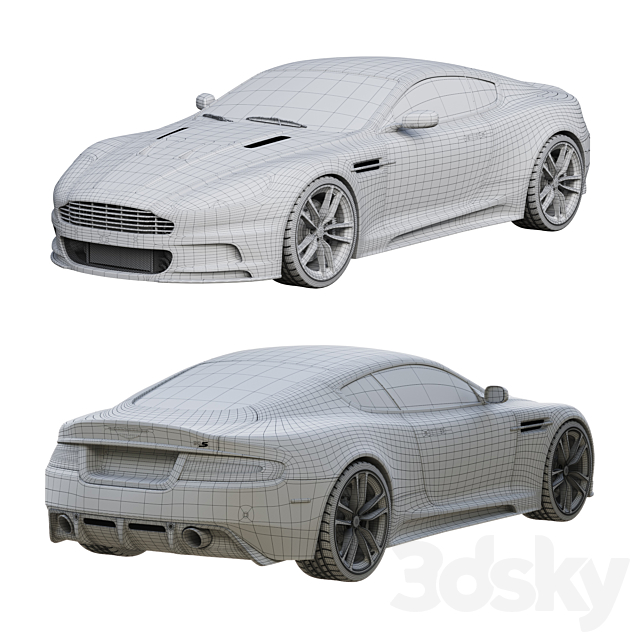 ASTON MARTIN DBS I 3DSMax File - thumbnail 5