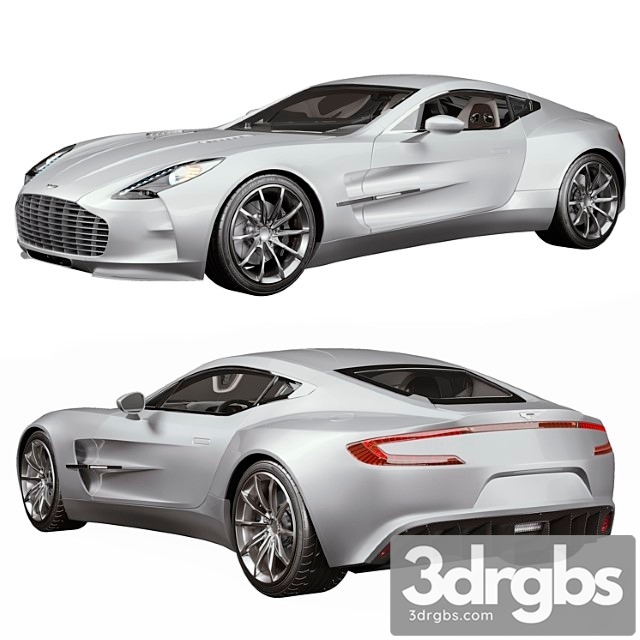 Aston martin one-77 3dsmax Download - thumbnail 1