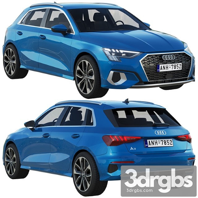 Audi a3 sportback 2021 - thumbnail 1