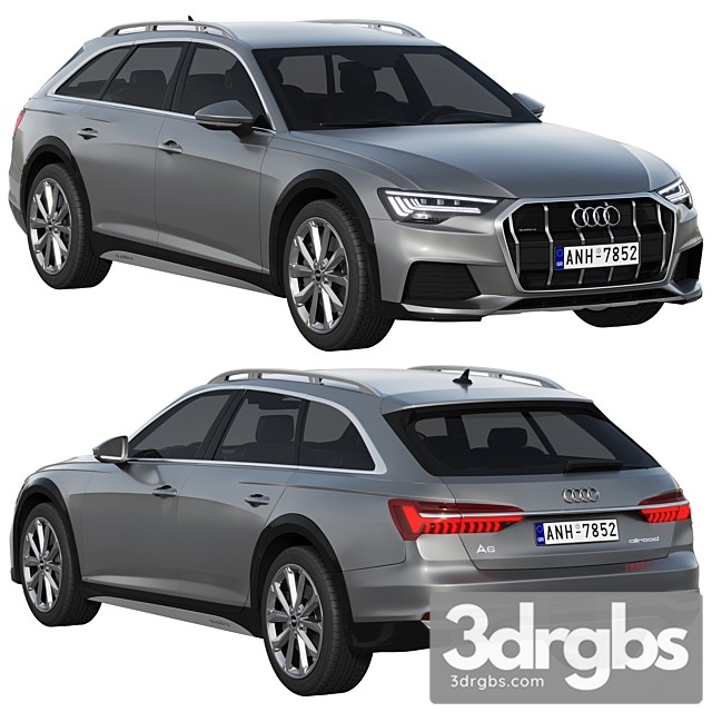 Audi A6 Allroad Quattro 3dsmax Download - thumbnail 1