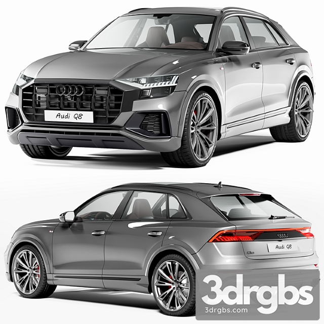 Audi Q8 2 3dsmax Download - thumbnail 1