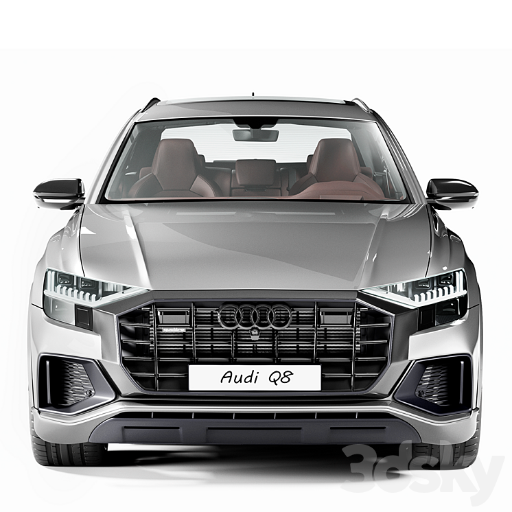 Audi Q8 3DS Max Model - thumbnail 2