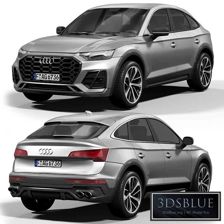 Audi SQ5 Sportback 3DS Max - thumbnail 3