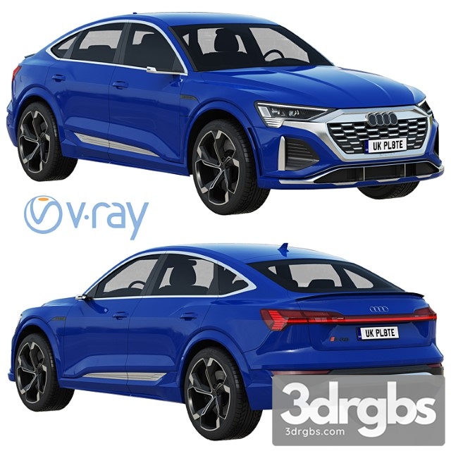 Audi Sq8 Sportback E Tron 1 3dsmax Download - thumbnail 1