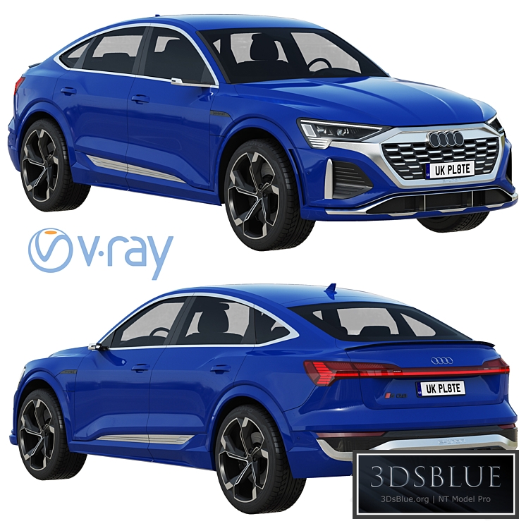 Audi SQ8 Sportback e-tron 3DS Max - thumbnail 3