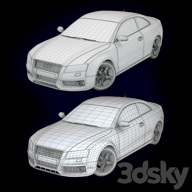 Audi_A5 3ds Max - thumbnail 2