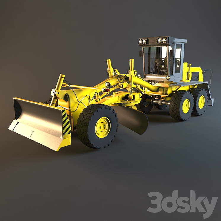 auto grader AG -2501 3DS Max - thumbnail 1