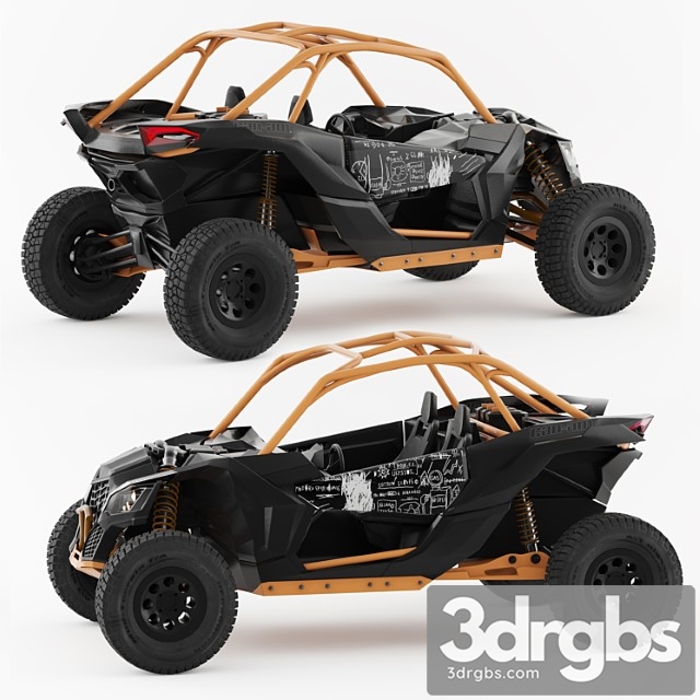 Baggi can-am maverick 2019 3dsmax Download - thumbnail 1