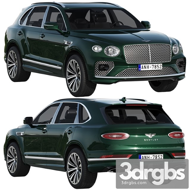 Bentley Bentayga Hybrid 2021 3dsmax Download - thumbnail 1