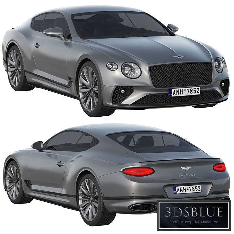 Bentley Continental GT Speed 3DS Max - thumbnail 3