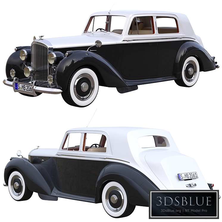 Bentley R Type 1953 3DS Max - thumbnail 3