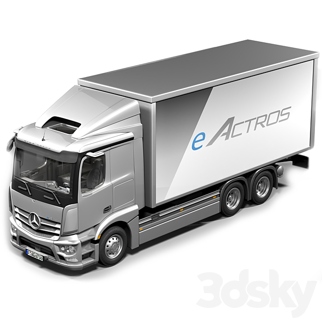 benz_eACTROS 3DSMax File - thumbnail 5