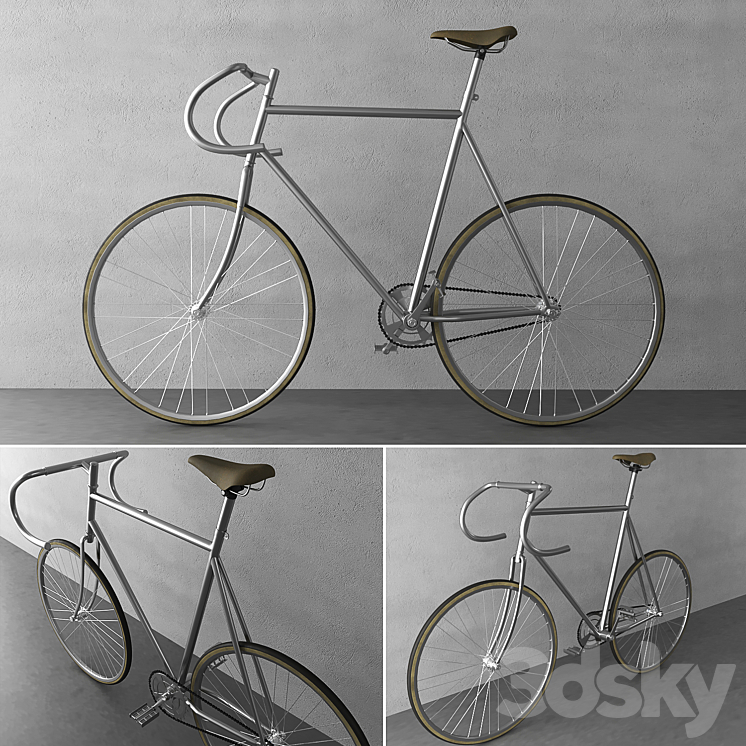 Bicycle 3DS Max - thumbnail 1