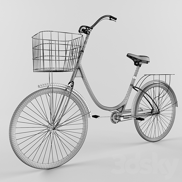 Bicycle 3DS Max Model - thumbnail 2