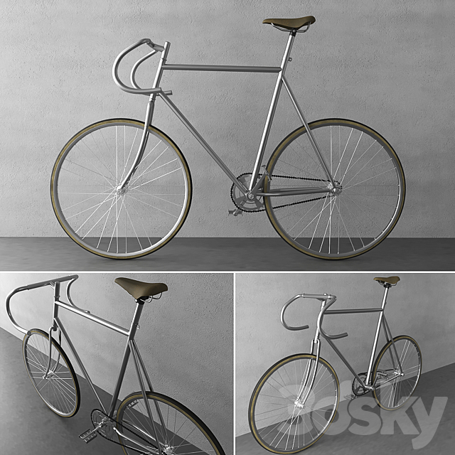 Bicycle 3DSMax File - thumbnail 1