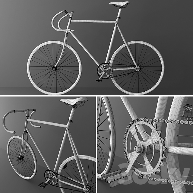 Bicycle 3DSMax File - thumbnail 3