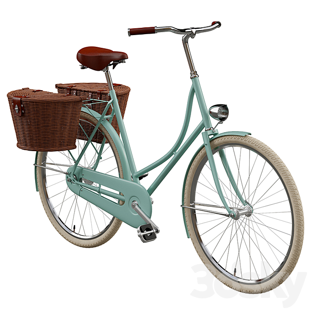 Bicycle for a Lady in two versions 3DS Max Model - thumbnail 2