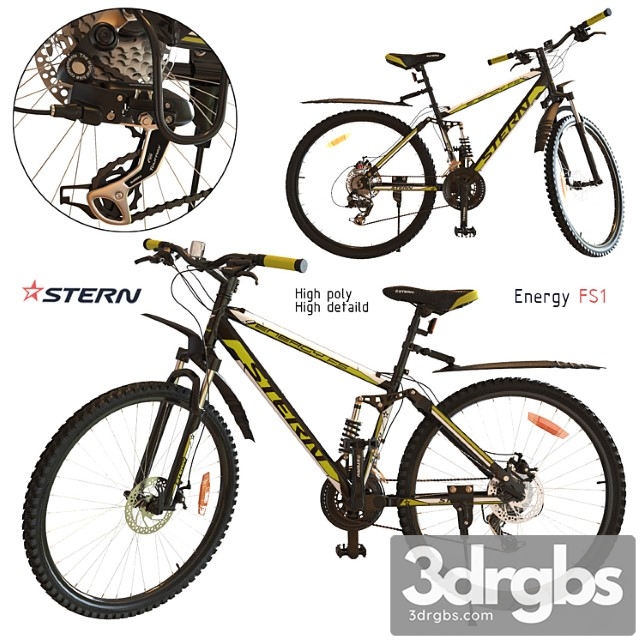 Bicycle stern energy fs1 3dsmax Download - thumbnail 1