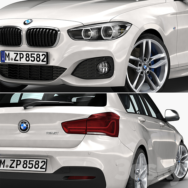 BMW 1 Series 3DSMax File - thumbnail 3