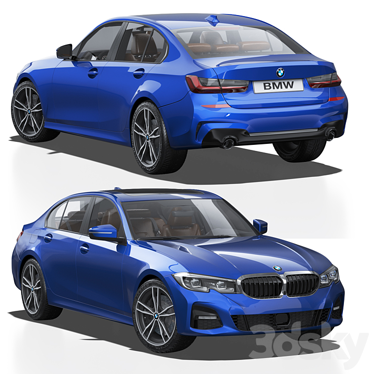 BMW 3er VII (G2x) 3DS Max - thumbnail 1