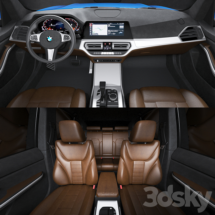 BMW 3er VII (G2x) 3DS Max - thumbnail 2