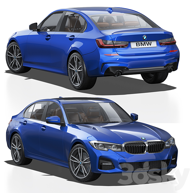 BMW 3er VII (G2x) 3DSMax File - thumbnail 1