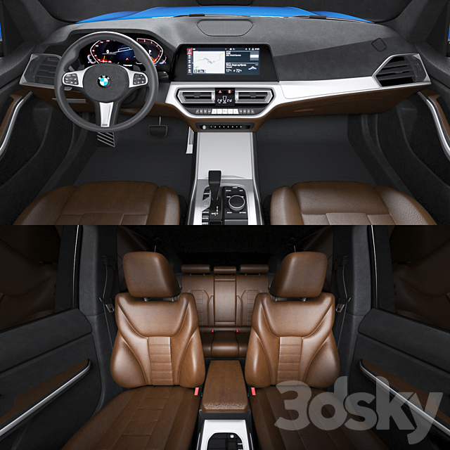 BMW 3er VII (G2x) 3DSMax File - thumbnail 2