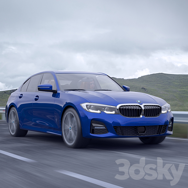 BMW 3er VII (G2x) 3DSMax File - thumbnail 3