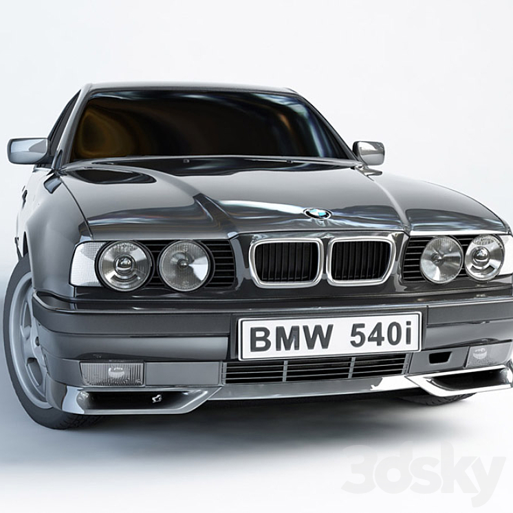 BMW 540i 3DS Max - thumbnail 1