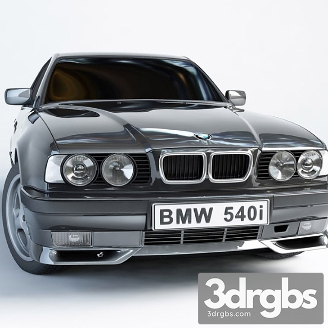 Bmw 540i 3dsmax Download - thumbnail 1