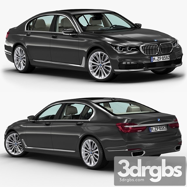 Bmw 7 series 3dsmax Download - thumbnail 1