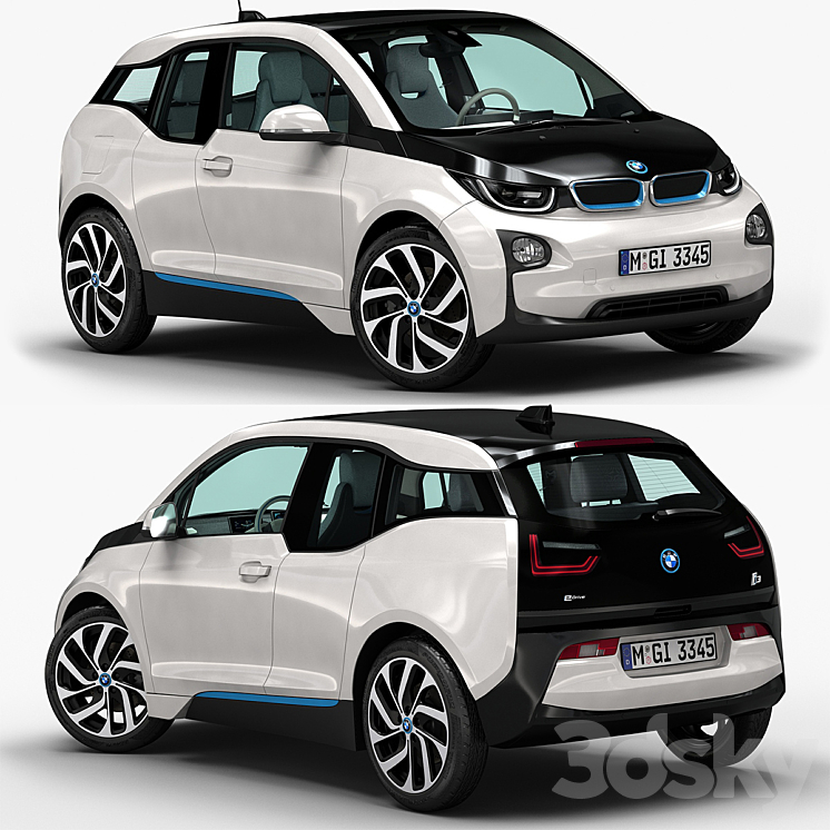 BMW i3 3DS Max - thumbnail 1