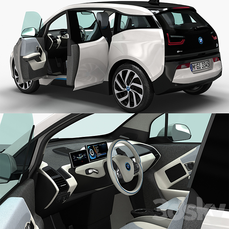 BMW i3 3DS Max - thumbnail 2