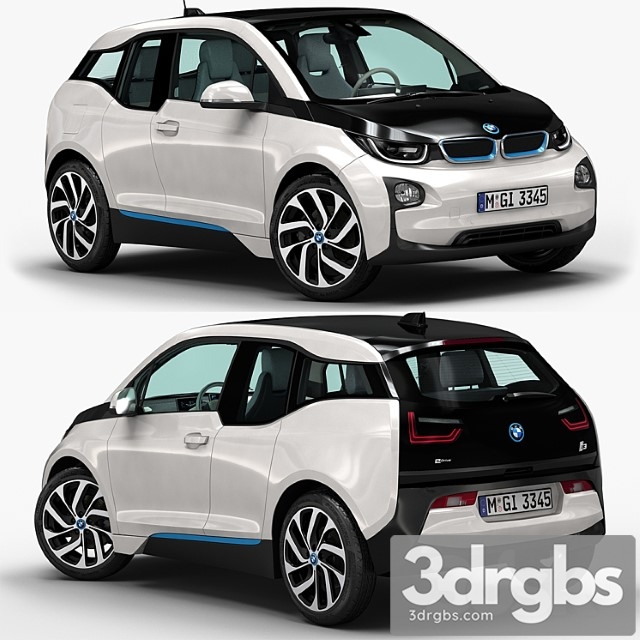 Bmw i3 3dsmax Download - thumbnail 1