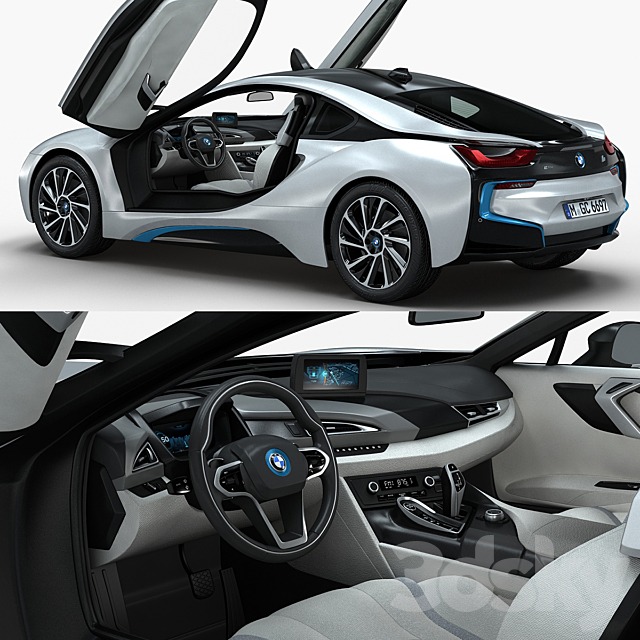 BMW i8 3DSMax File - thumbnail 2