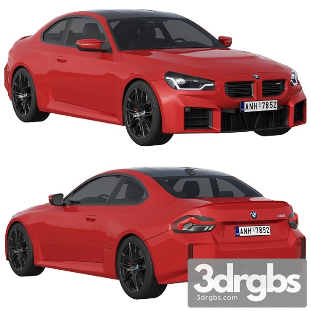 Bmw M2 2022 3dsmax Download - thumbnail 1